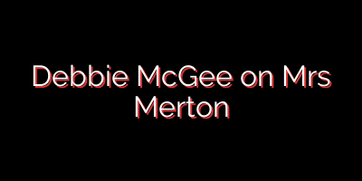 Debbie McGee on Mrs Merton